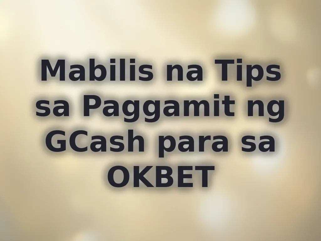 GCash tips